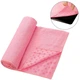 Полотенце для йоги Metr+ MS 2750 микрофибра, 183х61 см, Розовый (MS 2750 Pink-RT) - изображение 1