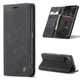 Чехол-книжка CaseMe из нубука для Xiaomi Redmi 14C Чёрный - изображение 4