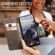Чехол-книжка CaseMe из нубука для Xiaomi Redmi Note 14 4G (24117RN76G/O) Темно-коричневый - изображение 9