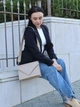 Жіноча сумка трикутник Бежева - зображення 4