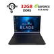 Игровой ноутбук Razer Blade 16 RZ09-0510 / 16" (2560x1600) IPS / Intel Core i9-14900HX (24 (32) ядра по 2.2 - 5.7 GHz) / 32 GB DDR5 / 2000 GB SSD NVMe / nVidia GeForce RTX 4090, 16 GB GDDR6, 256-bit / WebCam б/у - изображение 1