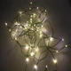 Светодиодная LED гирлянда "Роса" уличная LumiBeam с пультом и таймером 120м 1200 Led теплый белый цвет 8 режимов зеленая проволока от сети - изображение 7