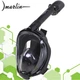 Полнолицевая маска для плавания Marlin TRAVEL black/black/black S/M - изображение 1