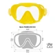 Маска Marlin Frameless Duo Yellow (11536) - изображение 7