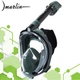 Маска для плавання Marlin CRUISE black/green/green S/M повнолицева маска для снорклінгу - зображення 1