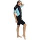 Гидрокостюм женский для серфинга Marlin TROPIC SHORTY LADY 3 мм blue lagoon/black S - изображение 3