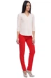 Жіночі брюки вузького крою LadyLike 44 Червоний (ll2125220010382) - изображение 1
