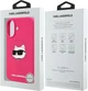 Etui plecki Karl Lagerfeld Choupette Head na Apple iPhone 16 z MagSafe Fuksja (3666339319724) - obraz 8