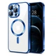 Чехол Fiji Chrome для Apple iPhone 11 Pro Max с MagSafe и защитой камер Blue - изображение 1