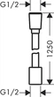 Шланг для душа Hansgrohe Designflex 125 см 28220140 - изображение 10
