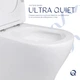 Унитаз напольный Qtap Virgo Ultra Quiet с сиденьем Slim Duroplast/ Soft-close/ Quick Release QT18226092AW - изображение 4