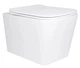 Унитаз подвесной Qtap Tern Ultra Quiet, с сиденьем Slim Duroplast/Soft-close/Quick Release QT17332303AW - изображение 1