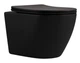 Унитаз подвесной Qtap Robin New Ultra Quiet, с сиденьем Slim Duroplast/Soft-close/Quick Release QT13332381АSMB - изображение 1