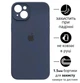 Чохол Silicone Premium case з захистом камери для iPhone 14 Full Camera Protective dark blue 9773 - изображение 1