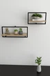 Комплект настенных полок в стиле лофт EcoLoft Кадро DSP-1288-1 Дуб Аппалачи - изображение 1