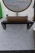 Полка под умывальник в стиле лофт EcoLoft Нейра DSP-1289-5 Черный - изображение 2