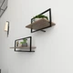 Комплект настенных полок в стиле лофт EcoLoft Кадро DSP-1288-4 Монтеверде - изображение 3
