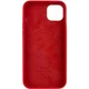 Чохол Silicone Premium case MagSafe з захистом камери та дисплея для iPhone 13 та iPhone 14 Full Protective red 0996 - изображение 2