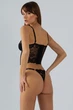 Чорний мереживний корсет з чашкою Perfect Female Чорний 75B (172CO-11-bl) - изображение 3