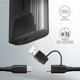 Zewnętrzna kieszeń Axagon EEM2-GTS2 USB-C 10Gbps - M.2 NVMe & SATA SSD THIN SCREWLESS Grey - obraz 7