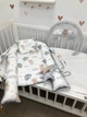 Кокон гнездышко для новорожденных Carus Textile мишки 70*35 темно-серый - изображение 3
