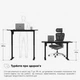 Стіл Mealux PowerDesk Energy Black з електрорегулюванням висоти (арт. EVO-201 Energy B/B) - зображення 6