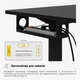 Стіл Mealux PowerDesk Energy Black з електрорегулюванням висоти (арт. EVO-201 Energy B/B) - зображення 9