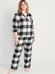 Фланелевая женская пижама Old Navy 1159768870 (Черный/Белый, XS) - изображение 10