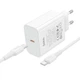 Зарядное устройство с быстрой зарядкой 40W и кабелем Type-C to Type-C HOME C162A 1Type-C Белый - изображение 7