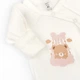 Боди Dexter`s для девочки с принтом teddy basket интерлок 46 см белый - изображение 3