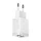 Мережевий зарядний пристрій Baseus Compact Charger 2 USB 10.5W White - зображення 6