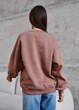 Свитшот Женский Стаф Коричневый Оверсайз Из Флиса Уютный Staff Brown Oversize Fleece XXS (372740) - изображение 2