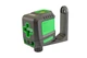 Рівень лазерний MASTERTOOL 30 м ±0.3 мм/м H110°/V110° ±4° GREEN/510 нм клас II IP54 ААх2 сумка 30-1901 - изображение 18