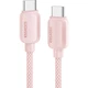 Дата кабель USB-C to USB-C 1.0m 100W pink Essager (EXCTT1-WL04-P) - изображение 1