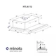 Вытяжка телескопическая Minola HTL 6112 FULL INOX 650 LED - изображение 6