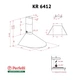 Витяжка купольна Perfelli KR 6412 BR LED - изображение 5