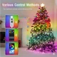 Уличная LED гирлянда 10 м Smart Bluetooth App Control 100 LED RGB USB IP65 Музыкальный режим Декоративное освещение - изображение 4