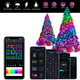 Уличная LED гирлянда 10 м Smart Bluetooth App Control 100 LED RGB USB IP65 Музыкальный режим Декоративное освещение - изображение 3
