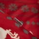 Комплект постільної білизни Homla Renna Підковдра 160 x 200 см + 2 наволочки на подушки 70 x 80 см зі святковим візерунком червоний (5902869942048) - зображення 7