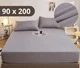 Простыня на резинке Softable Fabric 90×200 , серый— мягкая, плотная, комфортная (KT7006004) - изображение 1