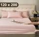Простыня на резинке Softable Fabric 120×200 , розовый— мягкая, плотная, комфортная (KT7006024) - изображение 1