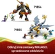 Zestaw klocków LEGO Ninjago Mech specjalny Cole’a i Zane w smoczej zbroi 364 elementy (71854) - obraz 8
