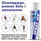 Охлаждающий спрей заморозка спортивная HTA SPRAY ICE 500 мл - изображение 4