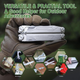 Мультитул NexTool Flagship Captain NE20214 19 в 1 універсальний складаний EDC інструмент з плоскогубцями ножем ножицями пилкою викрутками кусачками напилком у нейлоновому чохлі для туризму ремонту - зображення 6