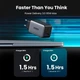Зарядное устройство Ugreen 3xUSB 65W GaN (2хUSB-C+USB-A) CD244 Grey (10335) - зображення 4