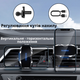Держатель для смартфона,автомобильный с беспроводной зарядкой 5W в машину с поворотом на 360 градусов,серебристый P7_silver - изображение 6