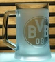 Пивной бокал 670 мл ФК Боруссия Дортмунд Borussia с гравировкой подарок для фаната футбольная кружка - изображение 2