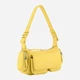 Сумка багет седло женская из искусственной кожи маленькая Armani Exchange Large Shoulder Bag With Side Pockets XW000405AF12589U2159 Желтая (82434543921) - изображение 4