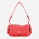 Сумка багет седло женская из искусственной кожи маленькая Armani Exchange Large Shoulder Bag With Side Pockets XW000405AF12589U4236 Красная (82434543917) - изображение 1