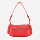 Сумка багет седло женская из искусственной кожи маленькая Armani Exchange Large Shoulder Bag With Side Pockets XW000405AF12589U4236 Красная (82434543917) - изображение 3